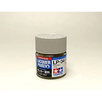 Image of RCECHO Tamiya Model Color Lacquer Paint LP 34 Light Gray 10ml 82134