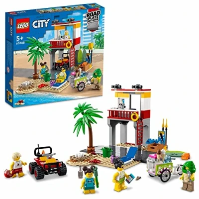 Image of LEGO 60328 My City Beach Lifeguard Station