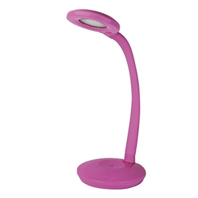 Image of Status Ronda LED Desk Lamp Flexible Light Pink Study, Office, Bedroom SLED5WDLRPI1PKB6