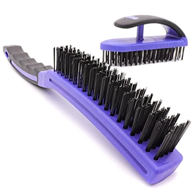 Image of COTTAM Wire Steel Brush Set Heavy Duty Brushes for Cleaning Rust Revoval