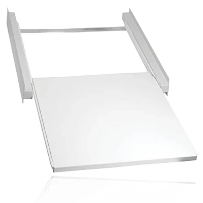 Image of SPARES2GO Shelf Stacker Stacking Tray Kit Pullout Compatible with Miele Washing Machine/Tumble Dryer