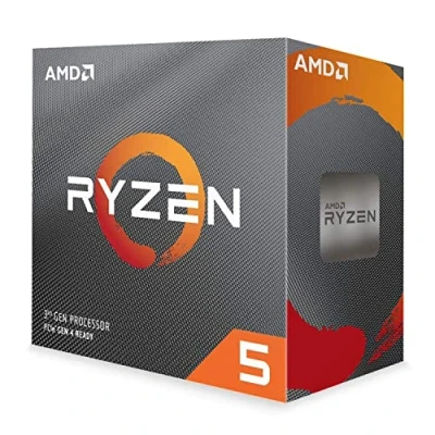 Image of AMD Ryzensets 5 3600 Processor (6 Cores/12Threads, 65W DTP, AM4 Socket, 35 MB Cache, up to 4.1 GHz Max Boost frequency, Wraith stealth cooler)