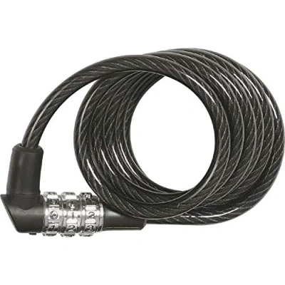 Image of ABUS spiral cable lock 3506C 6 mm thick, flexible combination security level 1 120 cm random colour
