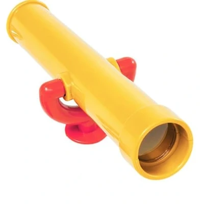 Image of Kids Childrenss Toy Telescope perfect for Climbing Frames, Tree House Play Dens Garden Fun (Yellow)