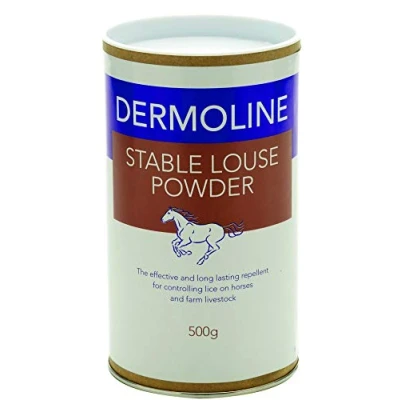 Image of Battles Unisex&#039;s BHB0075 Dermoline Stable Louse Powder, Clear, Regular