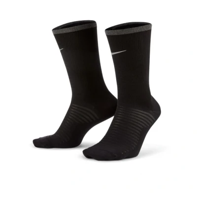 Image of Nike Performance Spark CREW Unisex Sports socks, Size: 13 15, Black/reflective silver