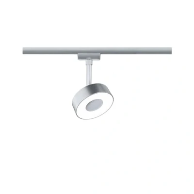 Image of Paulmann 95593 3 Step Dim Circle URail LED Rail spot 180lm 5W 4000K dimmable 230V Chrome matt System