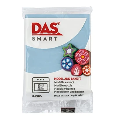 Image of DAS Smart Oven Bake Modelling 56g Clay, Quartz Blue, Ideal for Professionals and Hobbyists