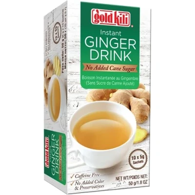 Image of Gold Kili Instant Ginger Drink (No Added Cane Sugar) 10 x 5g Sachets