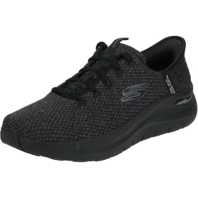 Image of Skechers Men&#039;s Arch FIT 2.0 Look Ahead Sneaker, Black, 8 UK