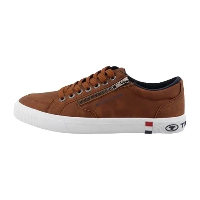 Image of TOM Tailor Trainers, Men&#039;s, Size: 9, Cognac Pu