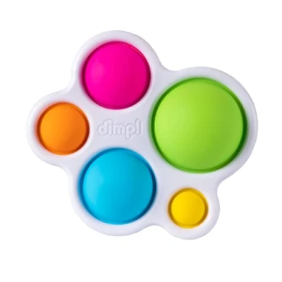 Image of Fat Brain Dimpl, Early Development Toy, Educational Push and Pop Sensory Toy for Babies, Colourful Boys Girls Aged 10 Months Older