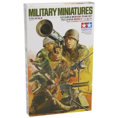 Image of Tamiya 35086 U.S. Gun and Mortar Team Model Kit
