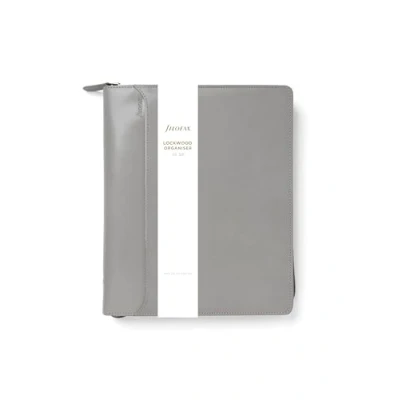 Image of Filofax A5 Lockwood Zip organiser Concrete