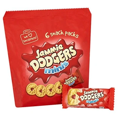 Image of Jammie Dodgers Minis Original Snack Packs 7 X 20G
