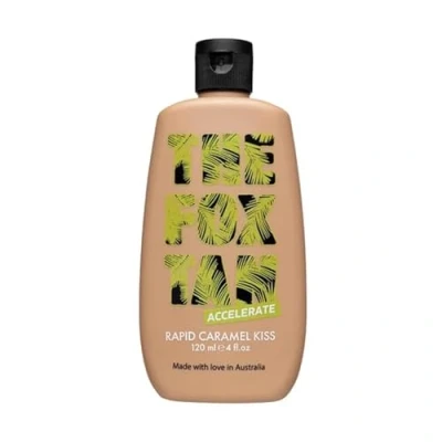 Image of The Fox Tan Rapid Caramel Kiss, Natural Tanning Accelerator For Deeper &amp; Darker Tans, Delivers an Instant Tint Glow, Vegan Cruelty Free, 120 ml
