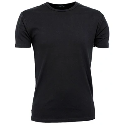 Image of Tee Jays Mens TJ520 Short Sleeve Interlock Black L