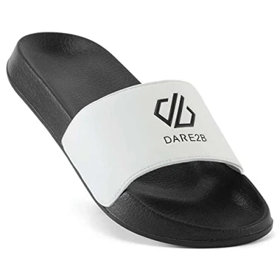 Image of Dare 2b Men&#039;s Lightweight Arch Sliders Black White, Size: EU43/UK9