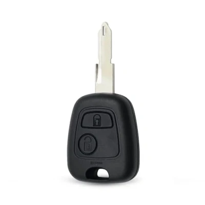 Image of Key Matrix 2 Button Car Fob Cover Replacement for Peugeot 107 207 307 407 Case Shell Compatible with Citroen C1 C2 C3 C4 C5 Xsara Picasso Berlingo Remote Control