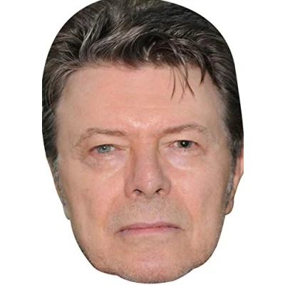 Image of FoxyPrinting David Bowie Celebrity Cardboard Party Face Mask Fancy Dress