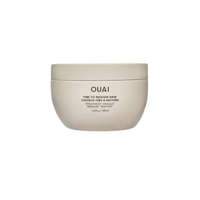 Image of OUAI Fine to Medium Hair Treatment Masque Mask for Repair, Hydration and Shine With Shea Butter, Keratin Panthenol Paraben, Phthalate Sulfate Free Care 236ml