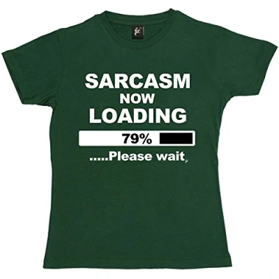 Image of Fancy A Snuggle Sarcasm Now Loading Womens Boyfriend Fit T Shirt Bottle Green Medium