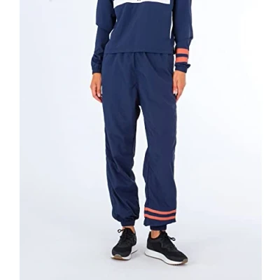 Image of Hurley Women&#039;s Block Party Stripe Explore Pant, Mood Indigo, M