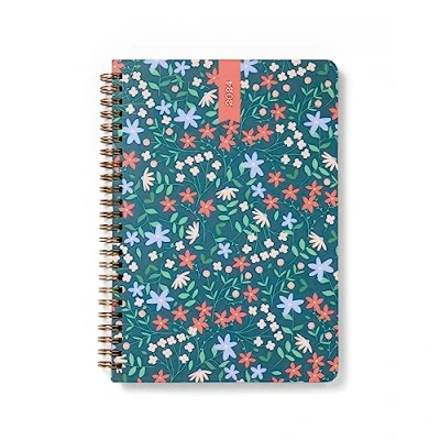 Image of Letts Spring Valley A5 week to view 2024 diary green