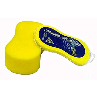 Image of Car Detailing Super Sponge with 7 x 11 21 cm in Vacuum Sealed Expanding Pack of 2