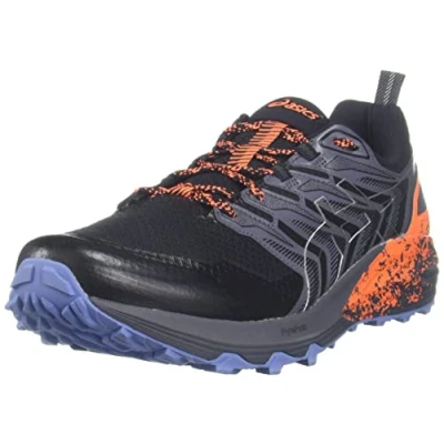 Image of Asics Gel Trabuco Mens Black Trainers Size UK 5