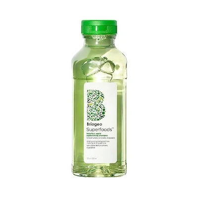 Image of Briogeo Superfoods Matcha and Apple Replenishing Shampoo. Supports Healthy, Balanced Hair Scalp, Vegan, Phalate &amp; Paraben Free 369ml