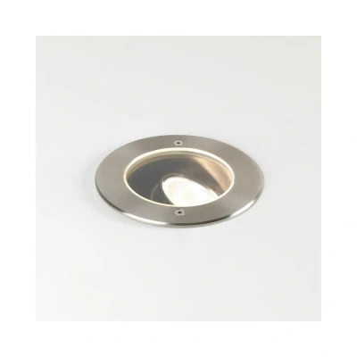 Image of Cromarty Outdoor LED Ground Light Brushed Stainless Steel IP67