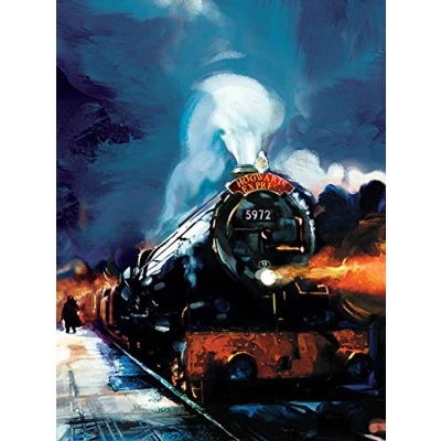 Image of Pyramid International Hogwarts Express Canvas Print, Cotton, 60 x 80 cm