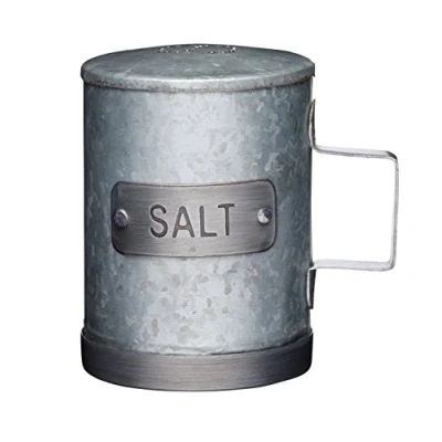 Image of Industrial Kitchen Galvanised Steel Salt Shaker