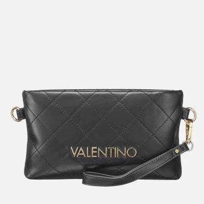 Image of Valentino Nur Re Quilted Faux Leather Pochette Bag