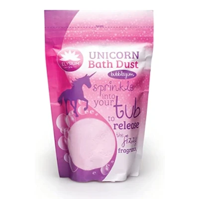 Image of Elysium Spa Bubblegum Scented Unicorn Bath Dust