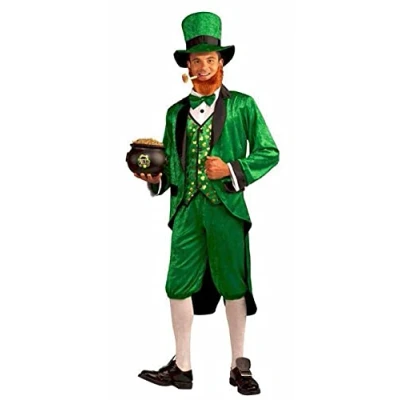 Image of Rubies 65810 St. Patrick&#039;s Day Party Supplies, Solid, Green, Adult