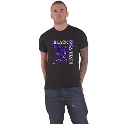 Image of Black Sabbath T Shirt Retro Henry Band Logo Official Unisex L