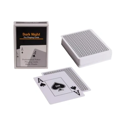 Image of Dark Night Casino Quality Playing Cards with Two Jumbo Indexes &amp; 100% Plastic