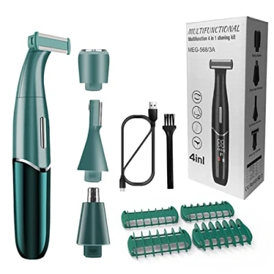 Image of Pubic Hair Removal Intimate Areas Haircut Shaver Trimmer For The Groin Epilator Man Lady Shaving
