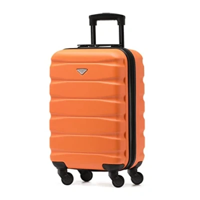 Image of Flight Knight Lightweight 4 Wheel ABS Hard Case Suitcases Cabin Carry On Hand Luggage Approved for Over 100 Airlines Including easyJet, British Airways, RyanAir, Virgin Atlantic, Emirates &amp; Many More