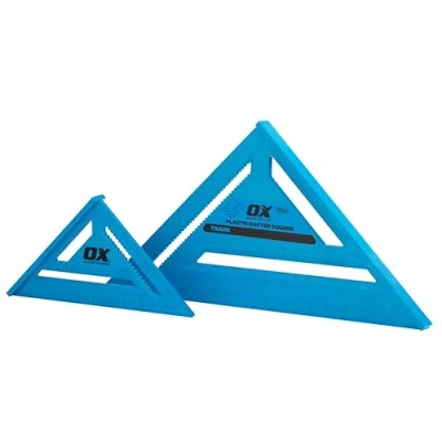 Image of OX Tools Trade Roofing Plastic Rafters Square Set 180mm &amp; 300mm
