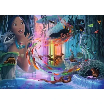 Image of Ravensburger Disney Castles Pocahontas 1000 Piece Jigsaw Puzzle for Adults and Kids Age 12 Years Up