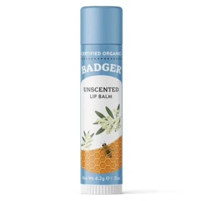 Image of Badger Balm Organic Unscented Lip Care Stick 4.2 g