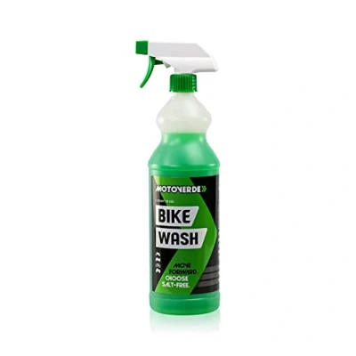 Image of Motoverde bike Wash 1 Litre Non Corrosive Cleaner for Cycle, Motorcycle, Motocross Bikes, Road, MTB, Gravel, E Bikes Safe on All Surfaces, Biodegradable cleaning spray, high foaming