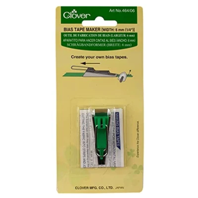 Image of clover Bias Tape Maker Width: 6mm,Green