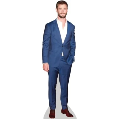 Image of Chris Hemsworth (Blue Suit) Mini Size Cutout