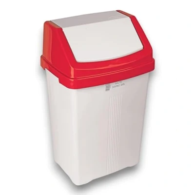 Image of Robert Scott Swing Top Bin 50 Litre Capacity (Red)