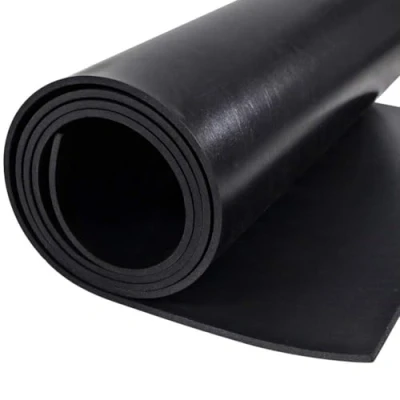 Image of Nisorpa Smooth Rubber Matting Roll,Rubber 1m x 2m Heavy Duty Garage Non Slip Mats 3mm Thick SBR Mat Roll for Shed, Gym, Workshop