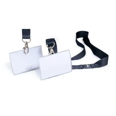 Image of Durable CLICK FOLD Lanyard Badge 54x90mm
